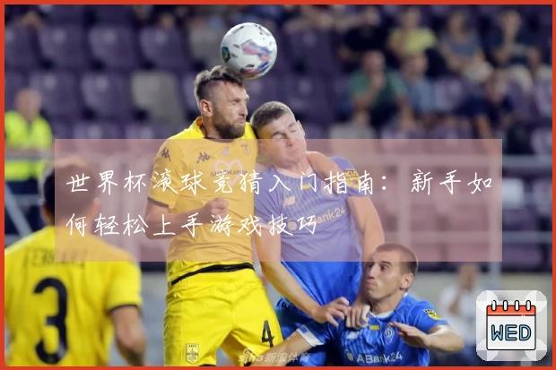 世界杯滚球竞猜入门指南：新手如何轻松上手游戏技巧